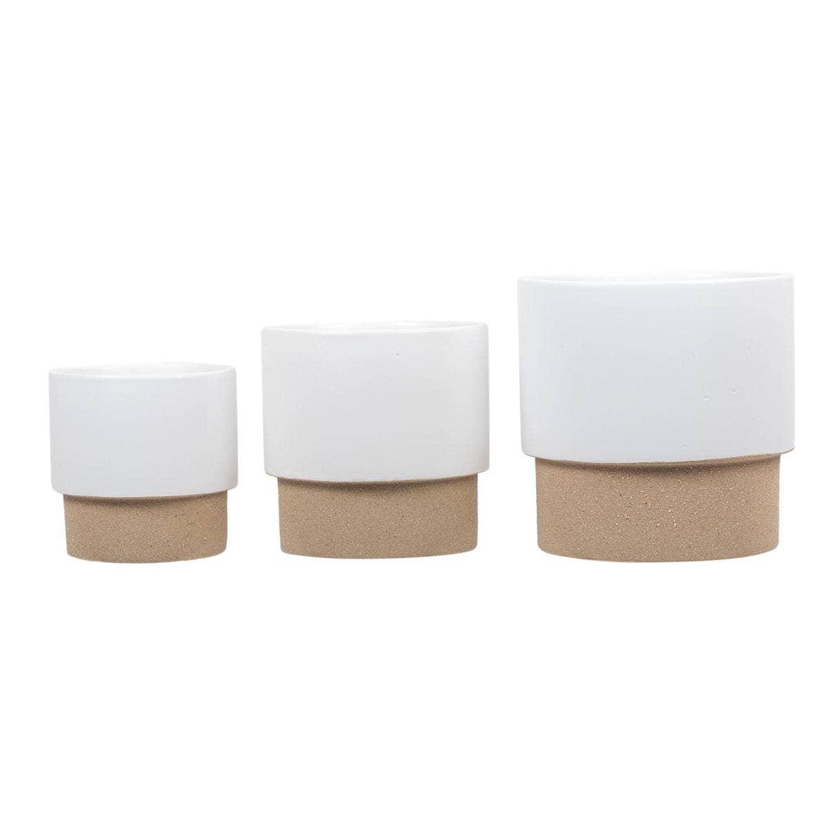 Truu Design Inez Ceramic Planter 6.25"D