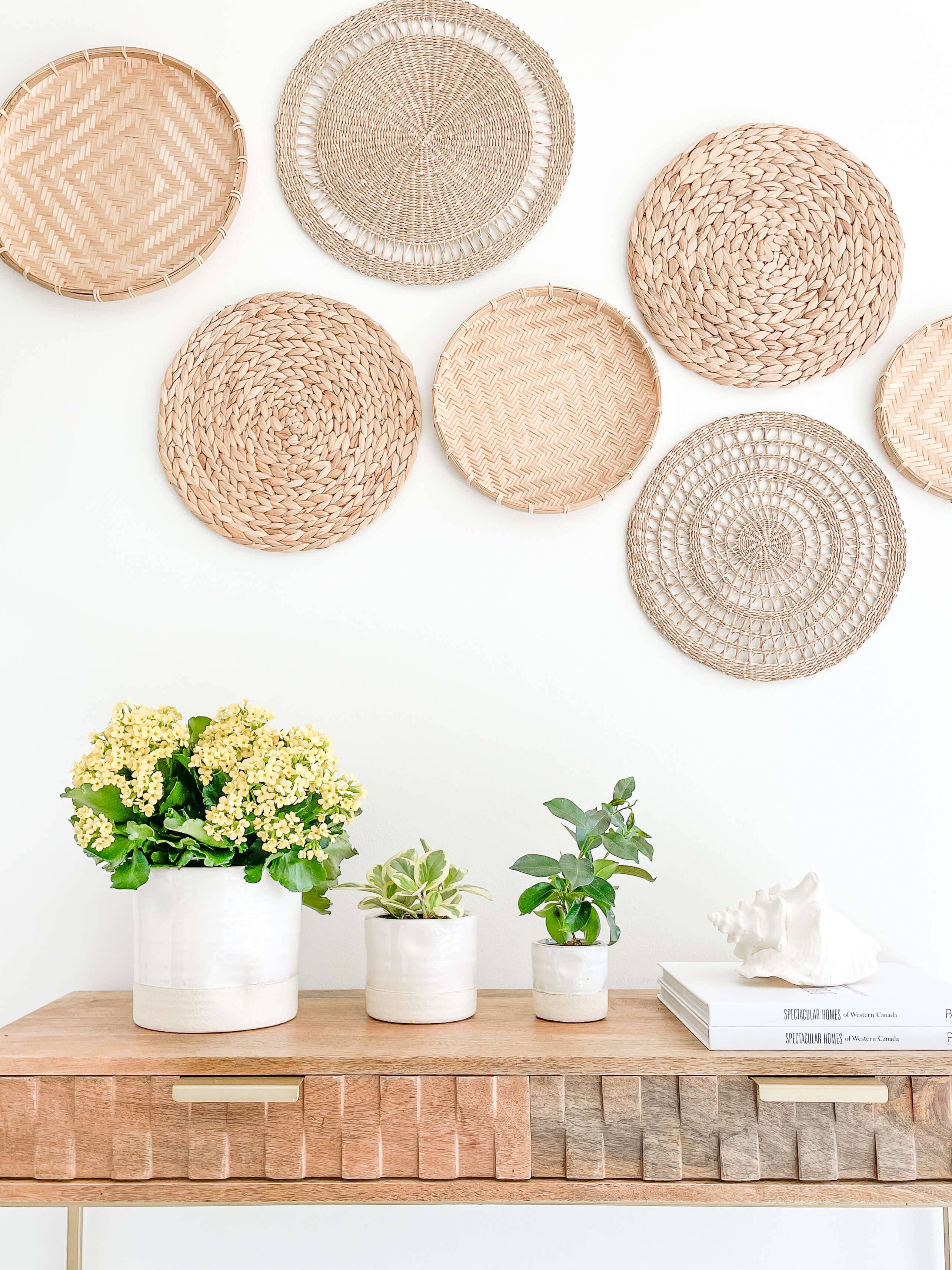 Ivy Ceramic Planter Pots, Glossy White Planters: Small 3"