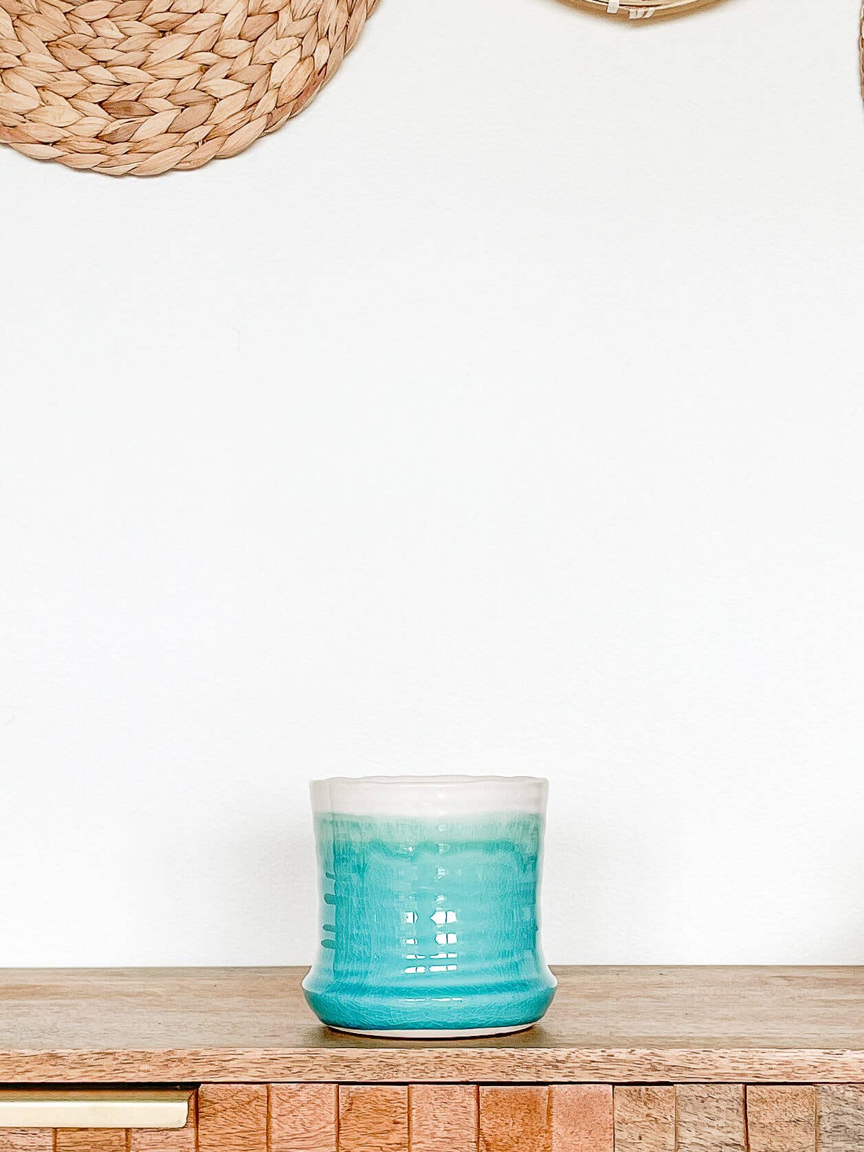 Aria Ceramic Planter Pot, Includes Drainage Hole and Plug: Medium 5"