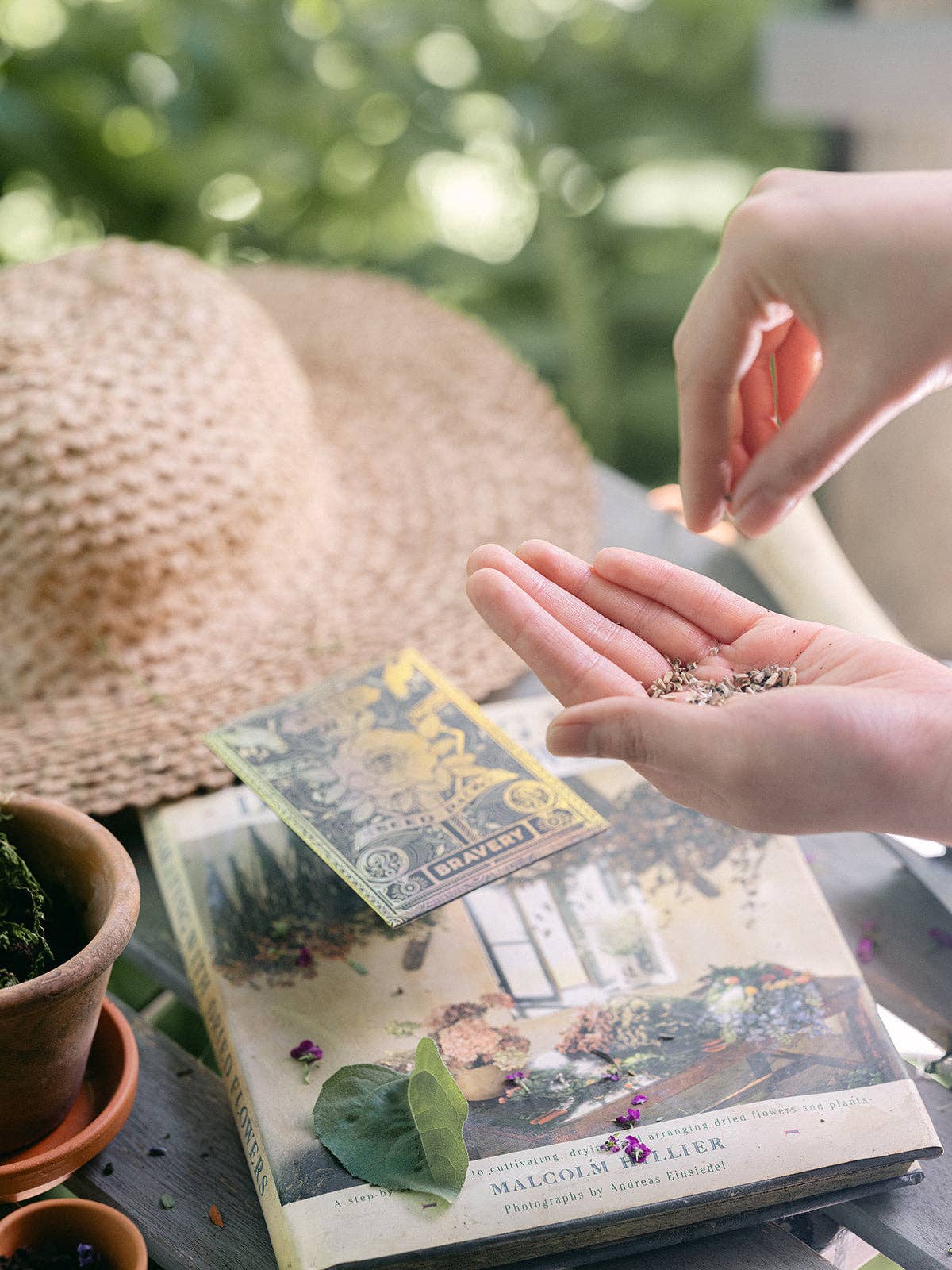 Seed Packet - MYSTERY FLOWERS - Holographic Gold Foil