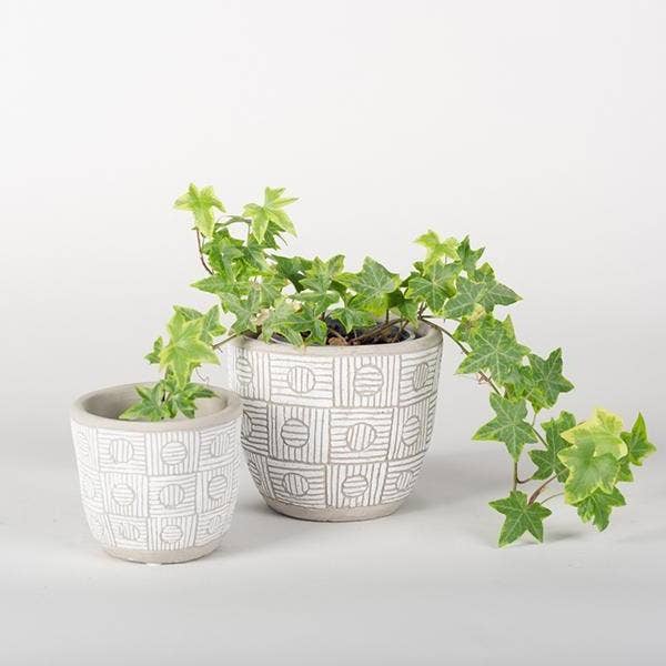 Cement Flower Pots small