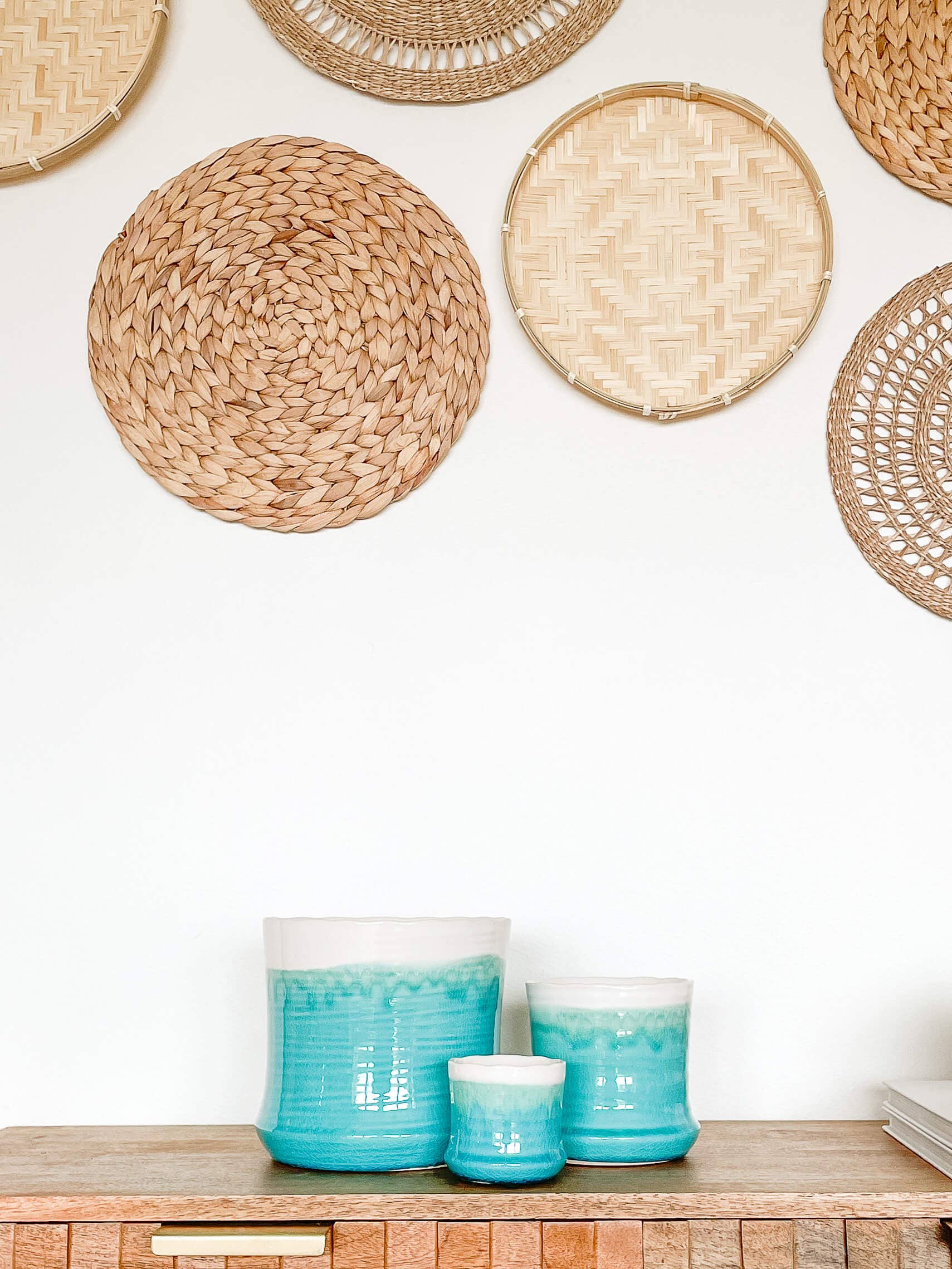 Aria Ceramic Planter Pot, Includes Drainage Hole and Plug: Medium 5"