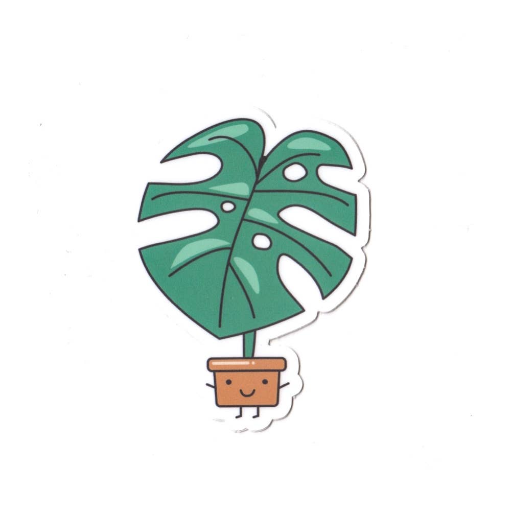 Monstera Plant Vinyl Sticker