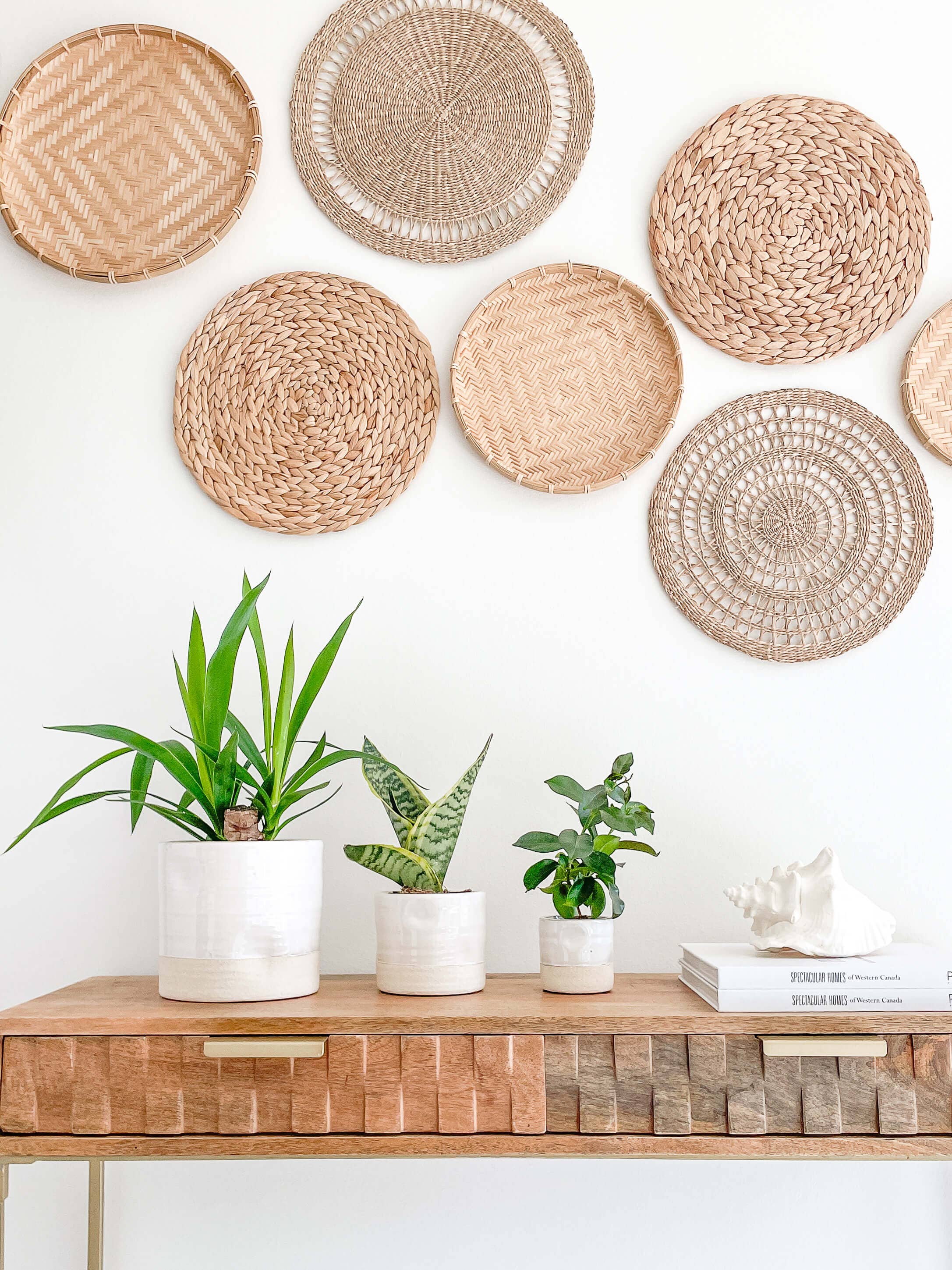 Ivy Ceramic Planter Pots, Glossy White Planters: Small 3"