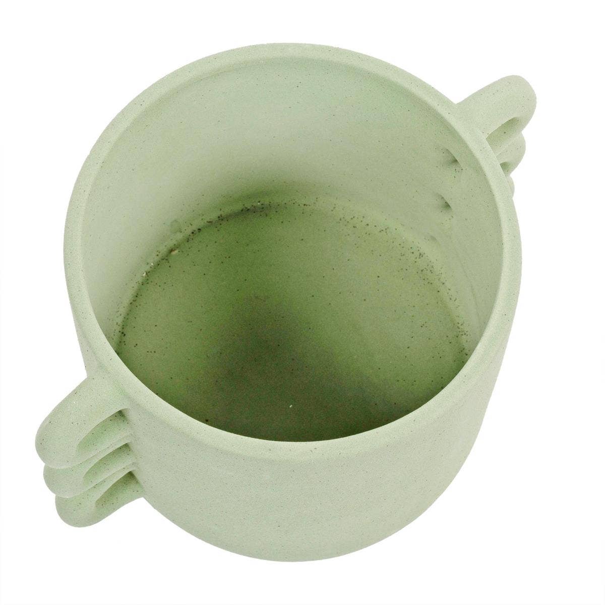 Truu Design Chic Ceramic Planter With Loop Edges