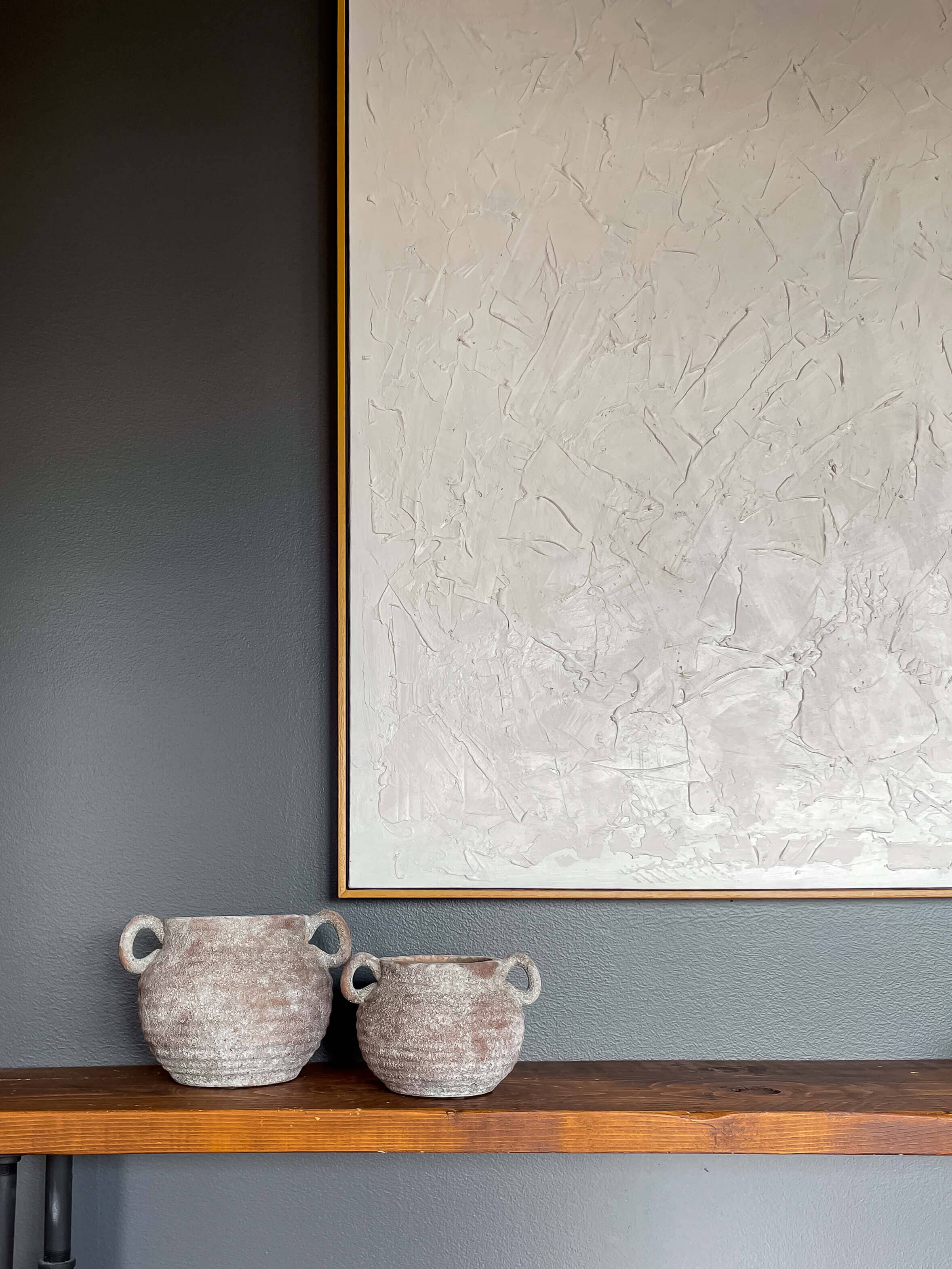 Siena Rustic Vintage-Style Ceramic Vase: Medium