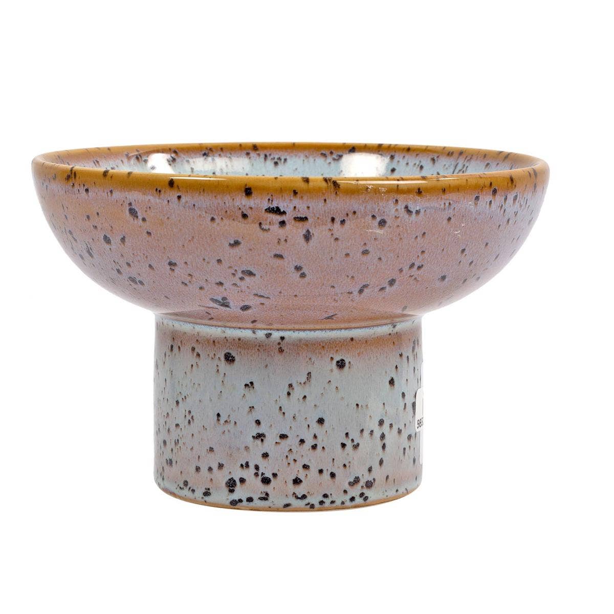 Truu Design Elegant Reactive Glaze Pedestal Planter
