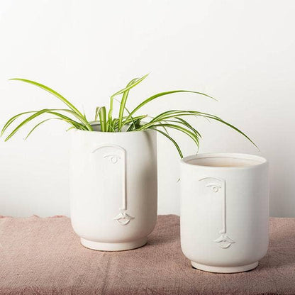 Flower Pot With A Face