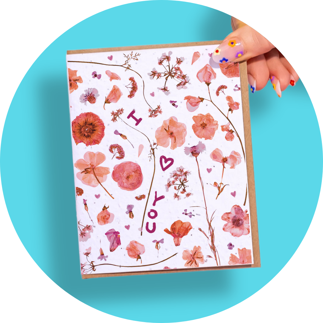 Pressed Flowers - I Love You: Mini