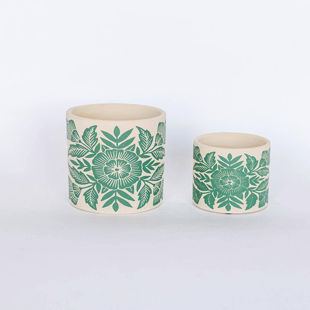 Terracotta Flower Pots, Set of 2