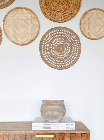 Lazio Rustic Vintage-Style Terracotta Pot with Aged Look