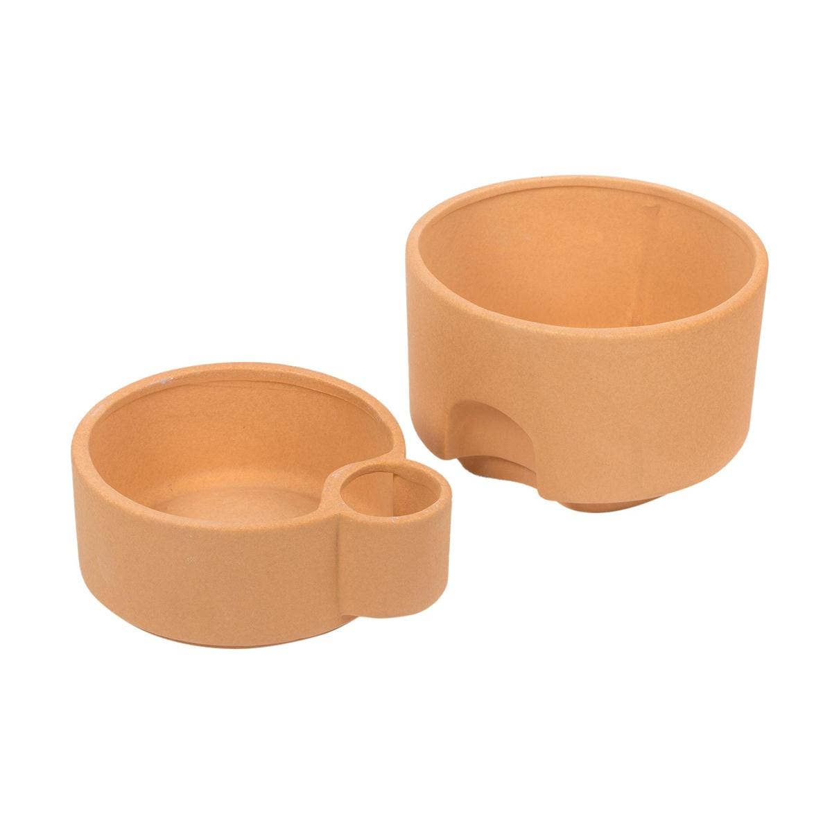 Soren Ceramic Planter w/Drainage,6.25"D