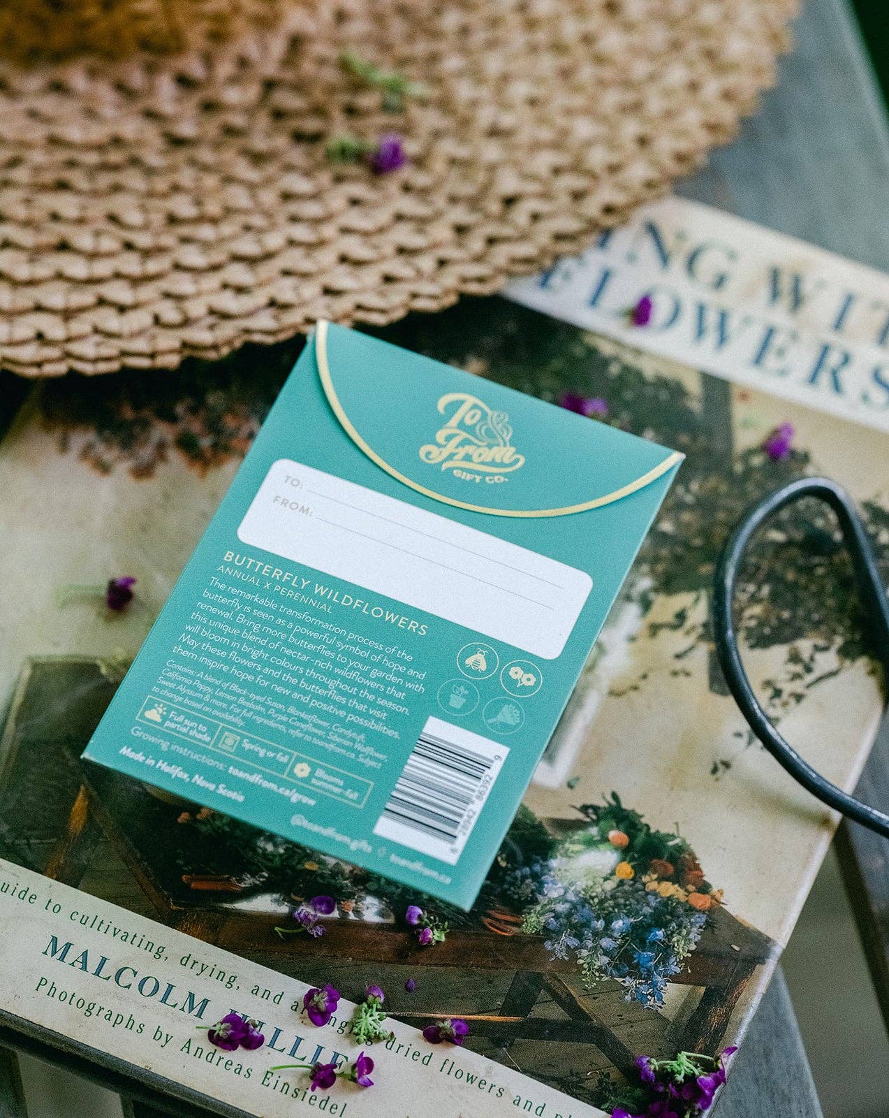 Seed Packet - Butterfly Wildflowers (Hope) - Gold Foil