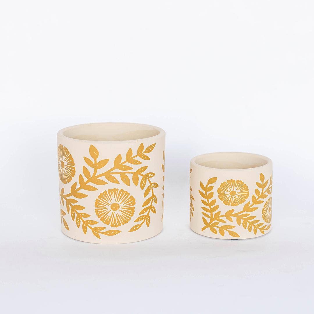 Terracotta Flower Pots, Set of 2