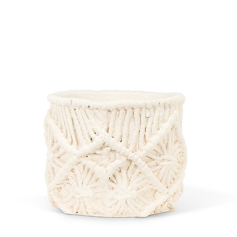 Macrame Style Planter-5&quot;D