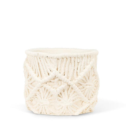 Macrame Style Planter-5&quot;D