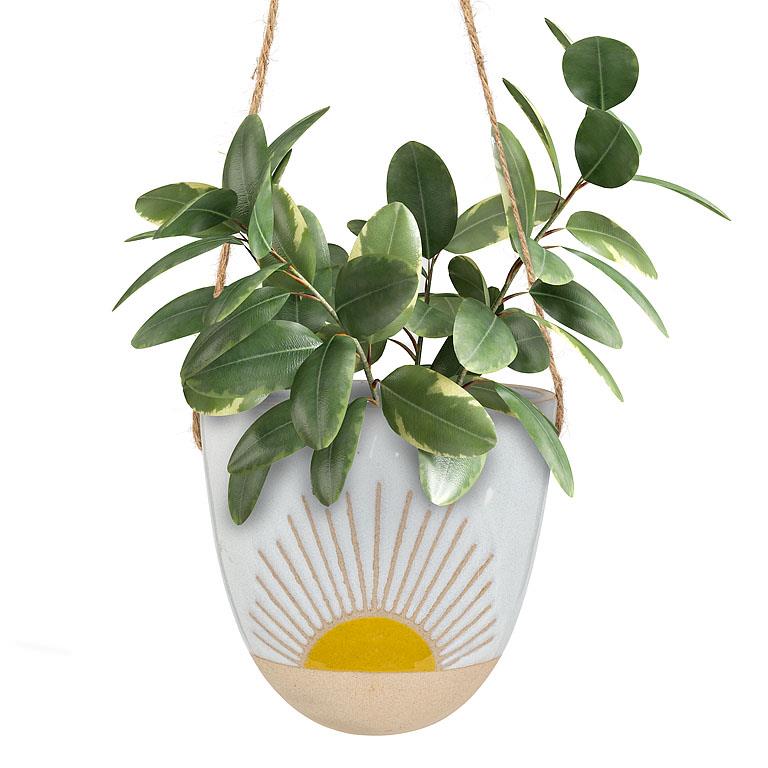 Hanging Planter w/Sun-5&quot;H