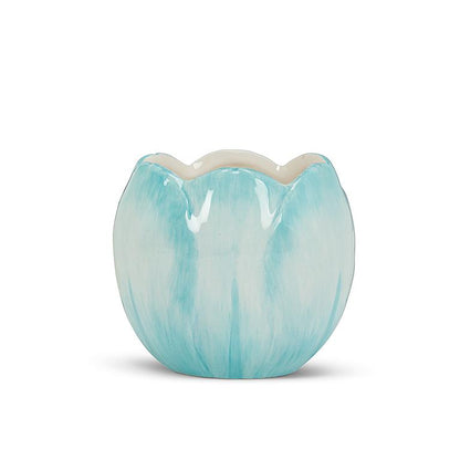Tulip Cup/Planter-Blue-3&quot;H