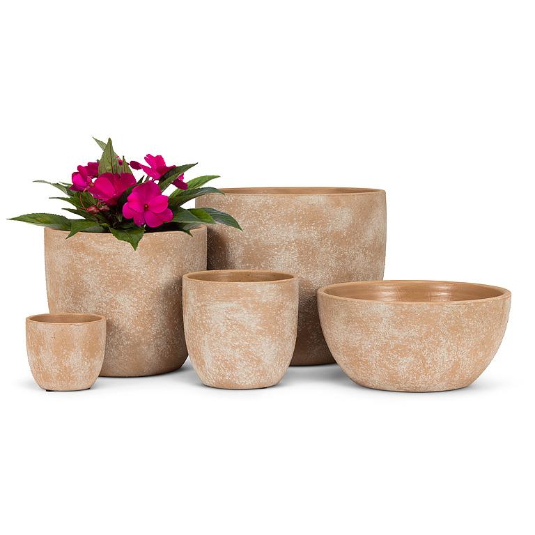 Sm Rustic Classic Planter-Terracotta-3&quot;H