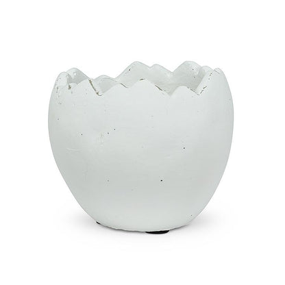 Egg Planter-Chalk White-6.5&quot;D