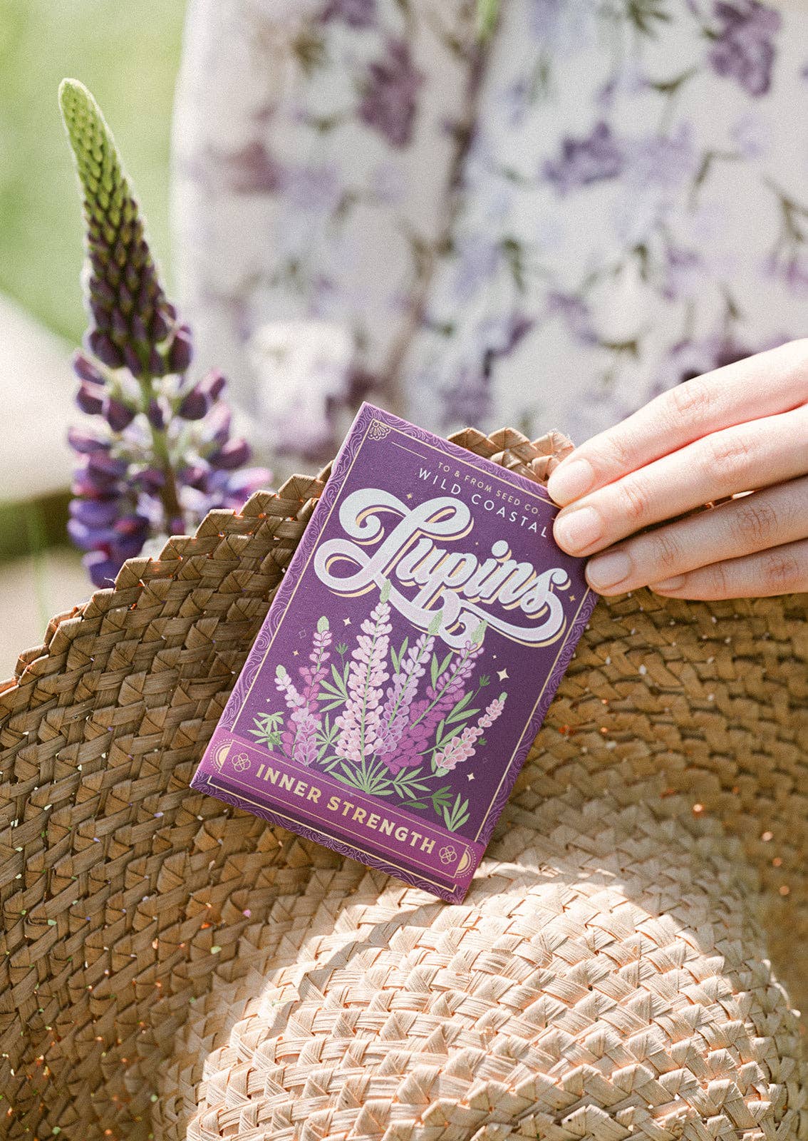 Seed Packet - Lupins (Inner Strength) - Gold Foil