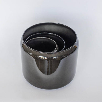 9.8"/7.8"/6.3" Outdoor/Indoor Metal Planters, Set of 3