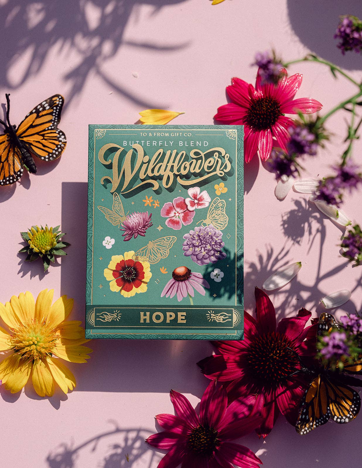 Seed Packet - Butterfly Wildflowers (Hope) - Gold Foil