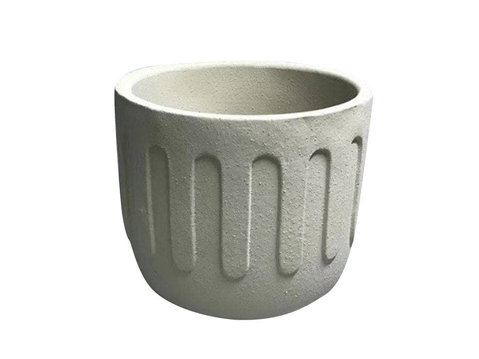 Stieg Concrete Planter, 7"D/6"D/5"D: 7"D