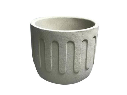 Stieg Concrete Planter, 7"D/6"D/5"D: 7"D
