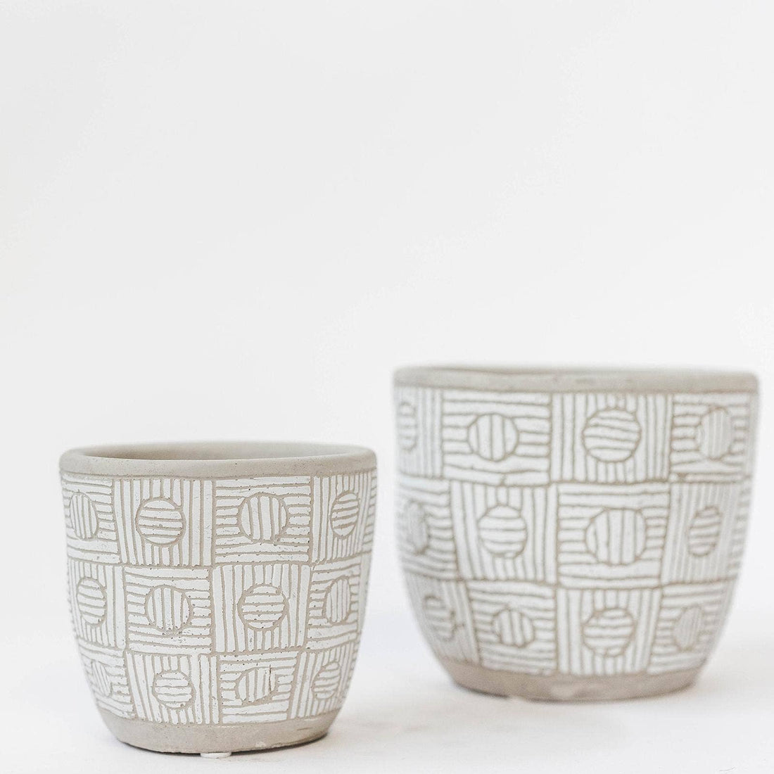 Cement Flower Pots small