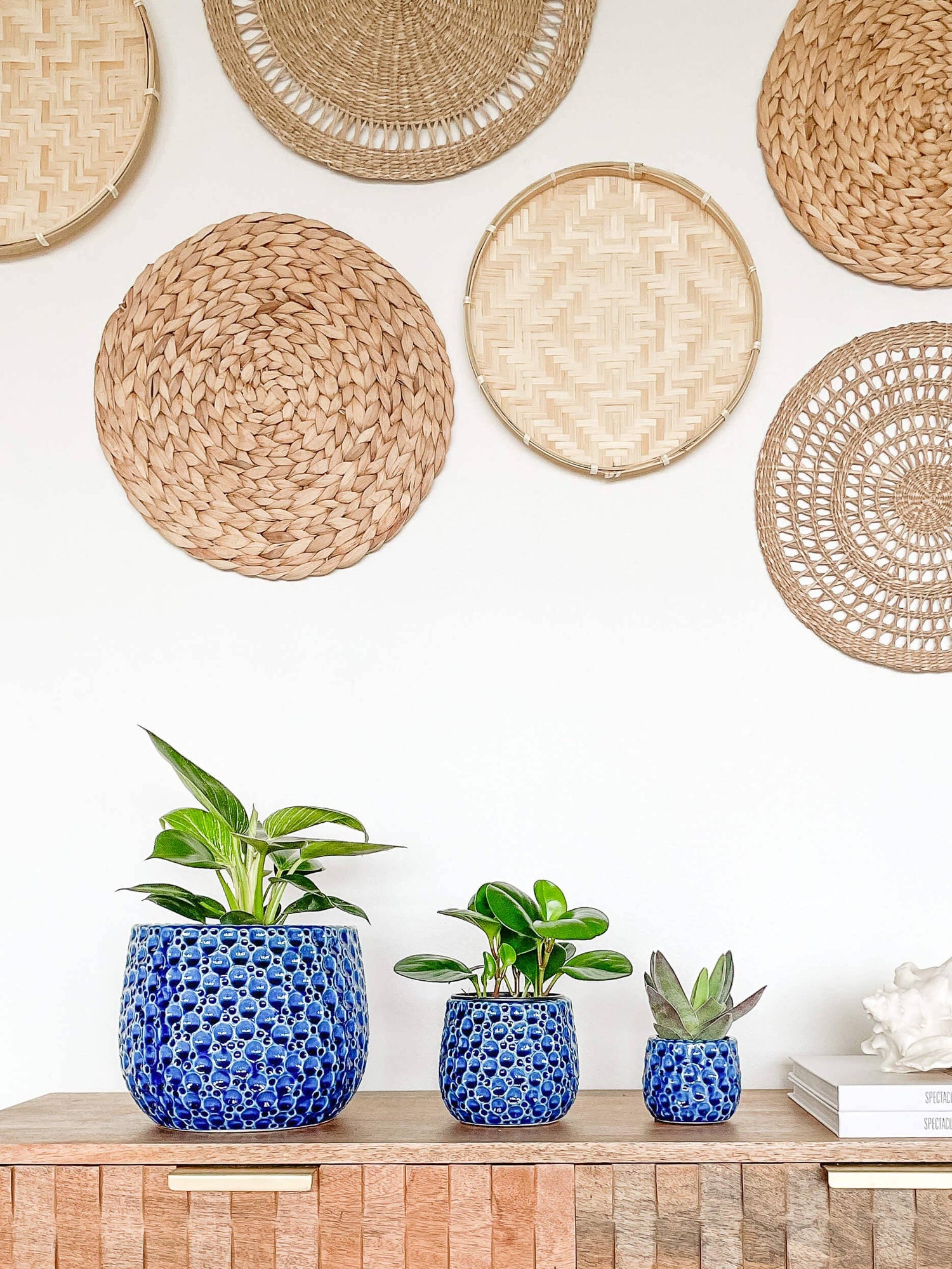 Isla Ceramic Planter Pot, Includes Drainage Hole and Plug: Small 3.25&quot;