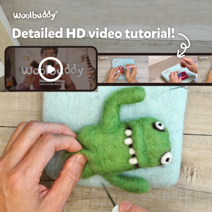 DIY Needle Felting Monster Kit – Saguaro
