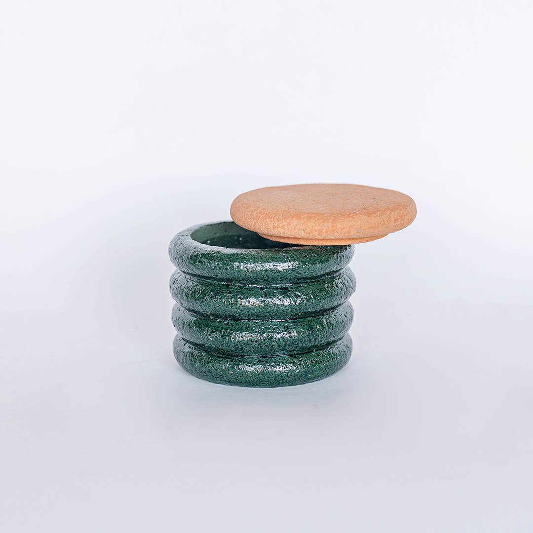 Cement Jar with a Lid