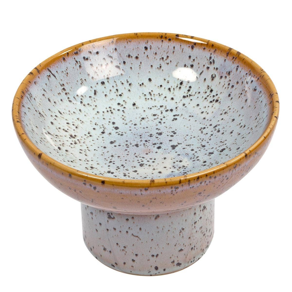 Truu Design Elegant Reactive Glaze Pedestal Planter
