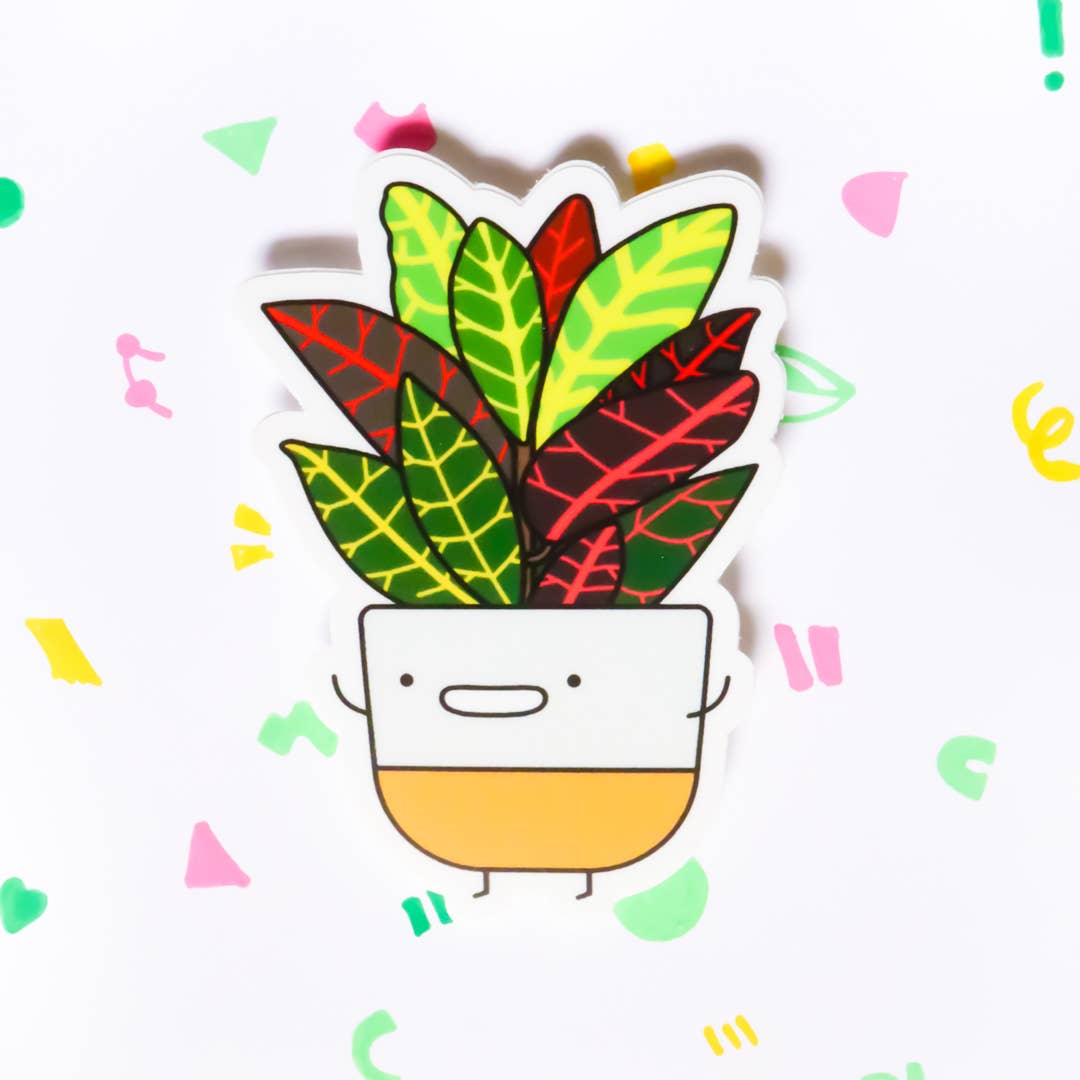 Croton Plant Vinyl Sticker