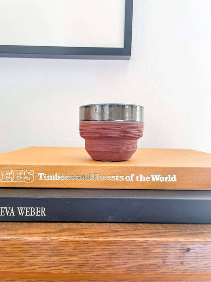 Freya Planter – Two-Tone Ceramic Pot with Drainage: Medium 5&quot;