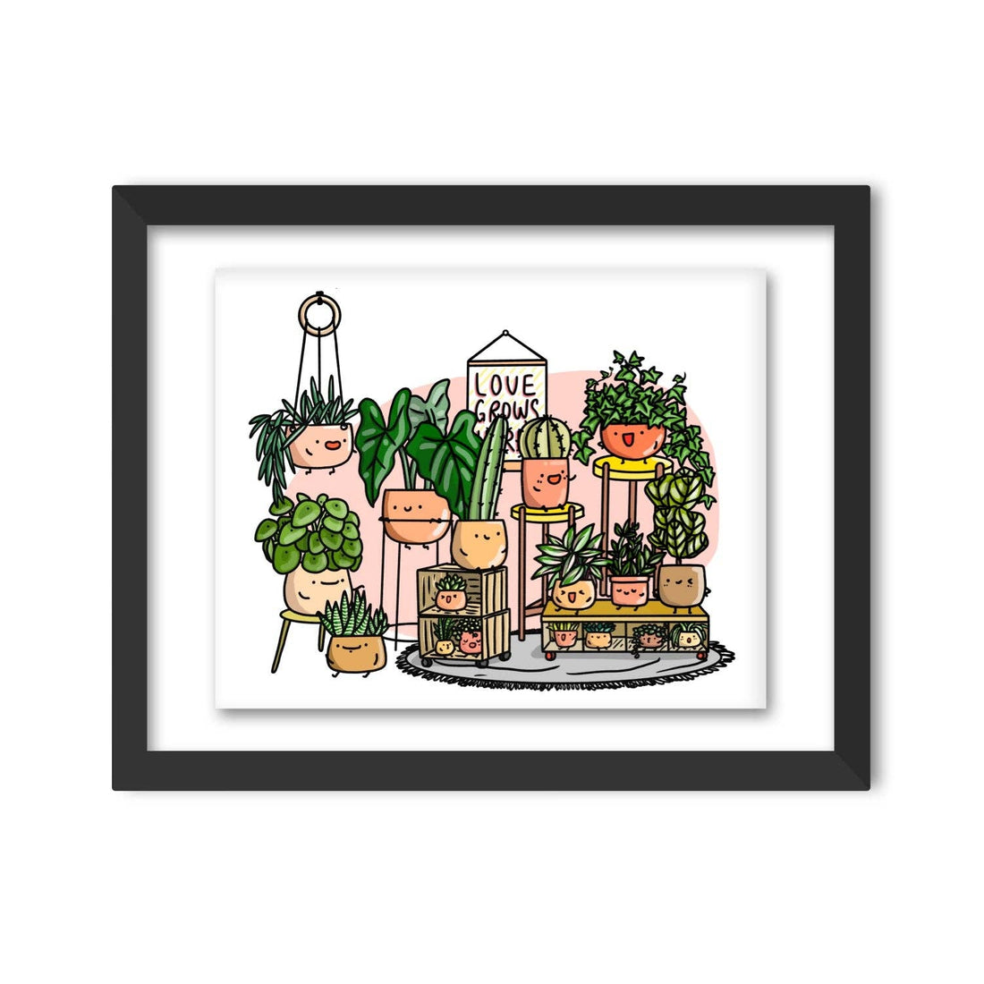 Love Grows Here Art Print