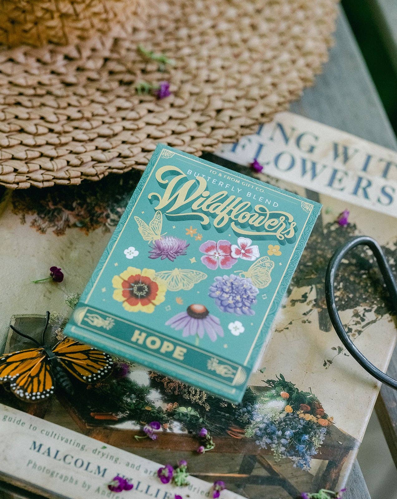 Seed Packet - Butterfly Wildflowers (Hope) - Gold Foil