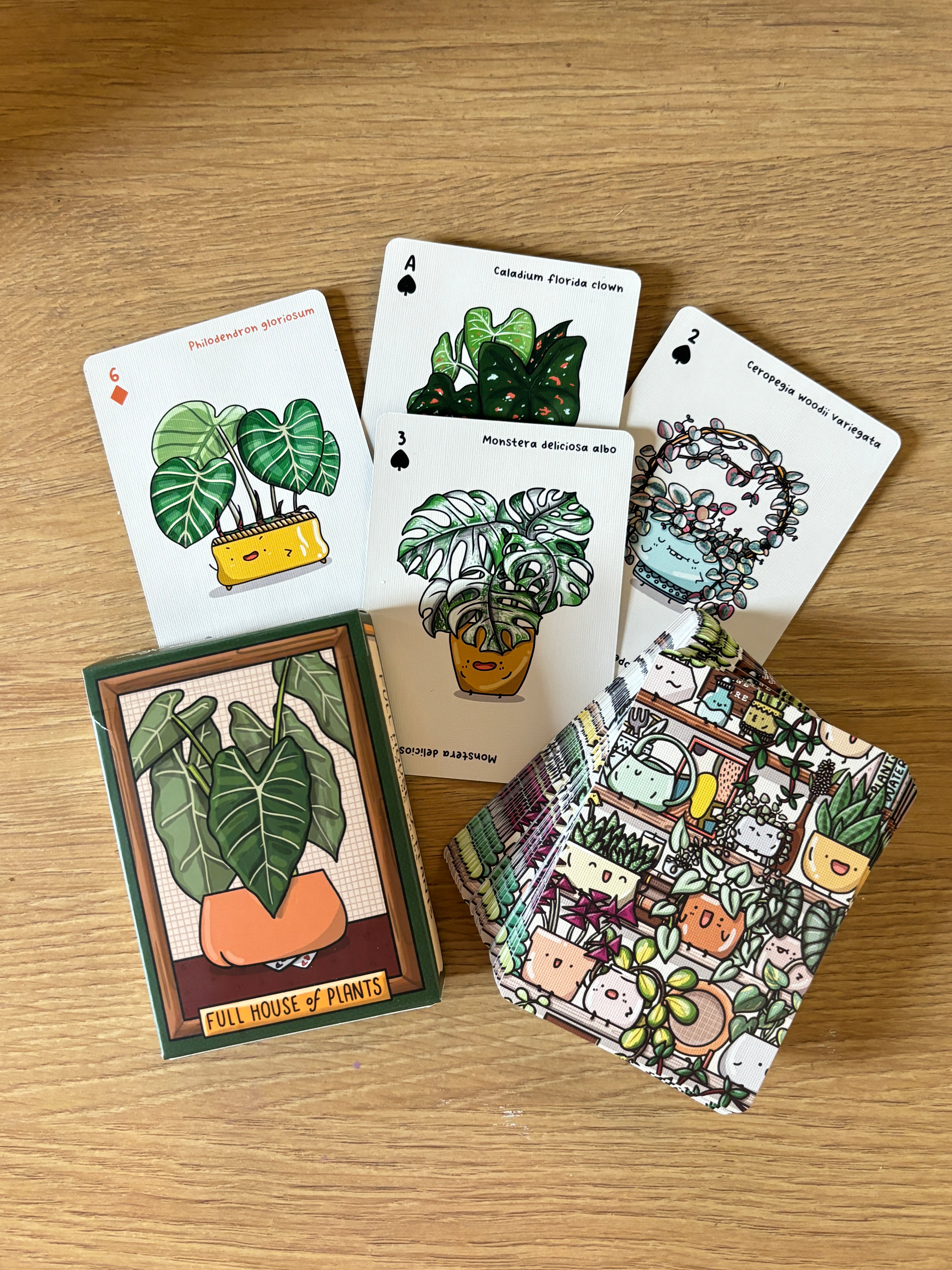 Full House of Plants (Playing Cards)