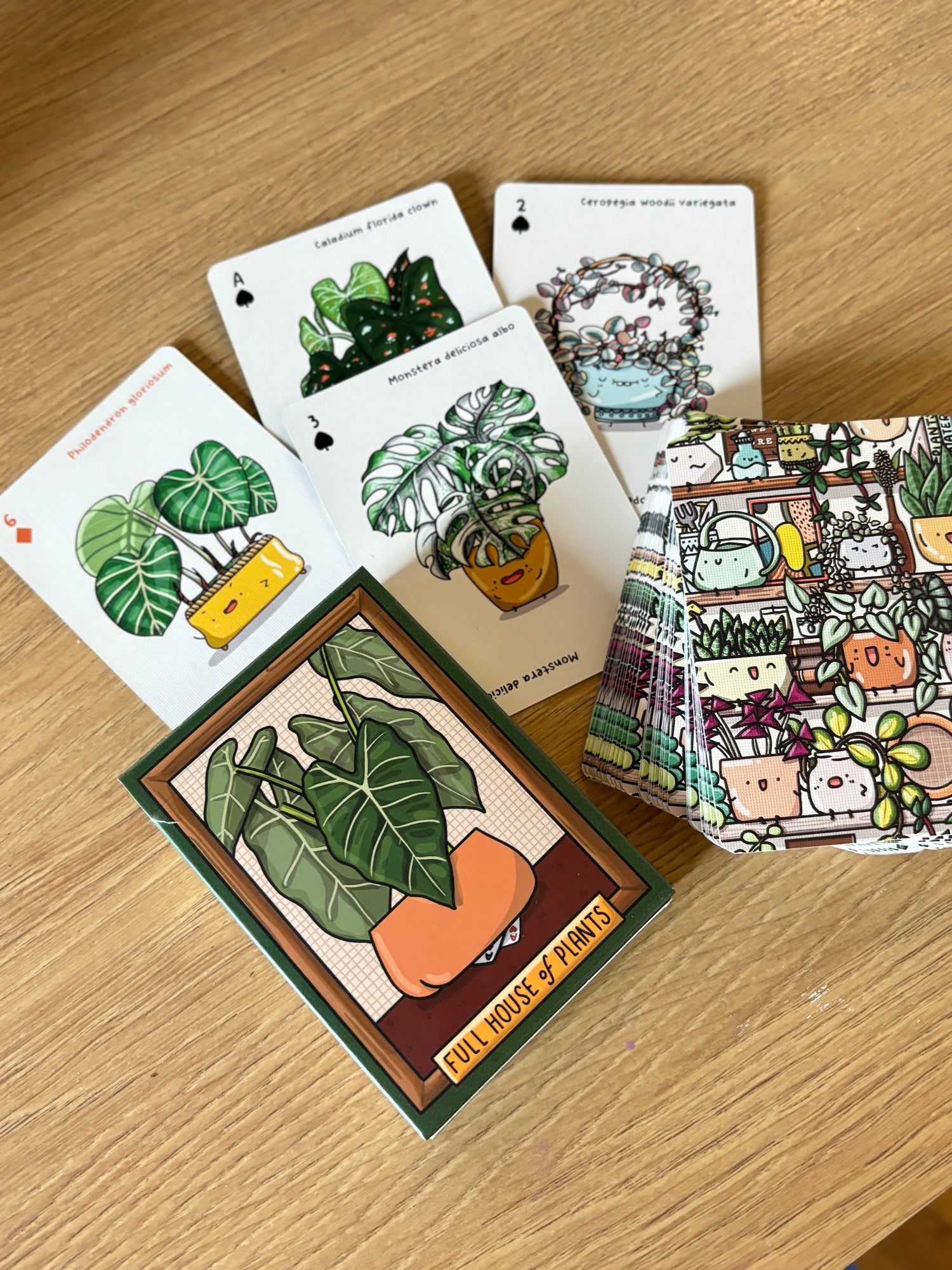 Full House of Plants (Playing Cards)