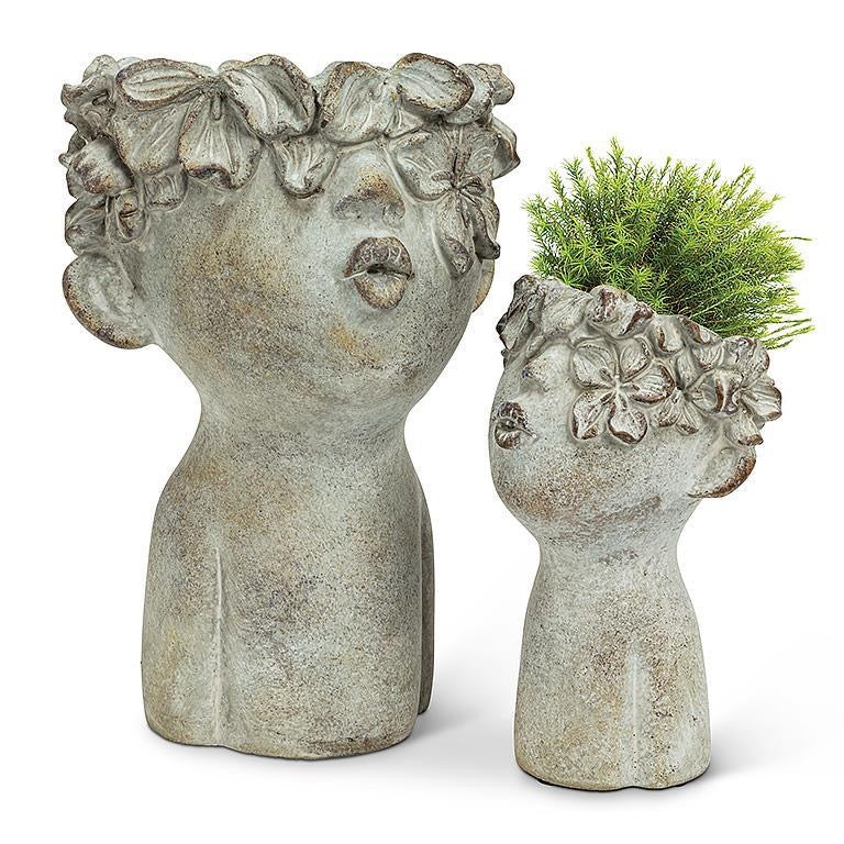 Large Kissing Face Planter