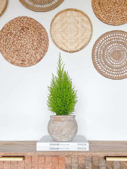 Lazio Rustic Vintage-Style Terracotta Pot with Aged Look