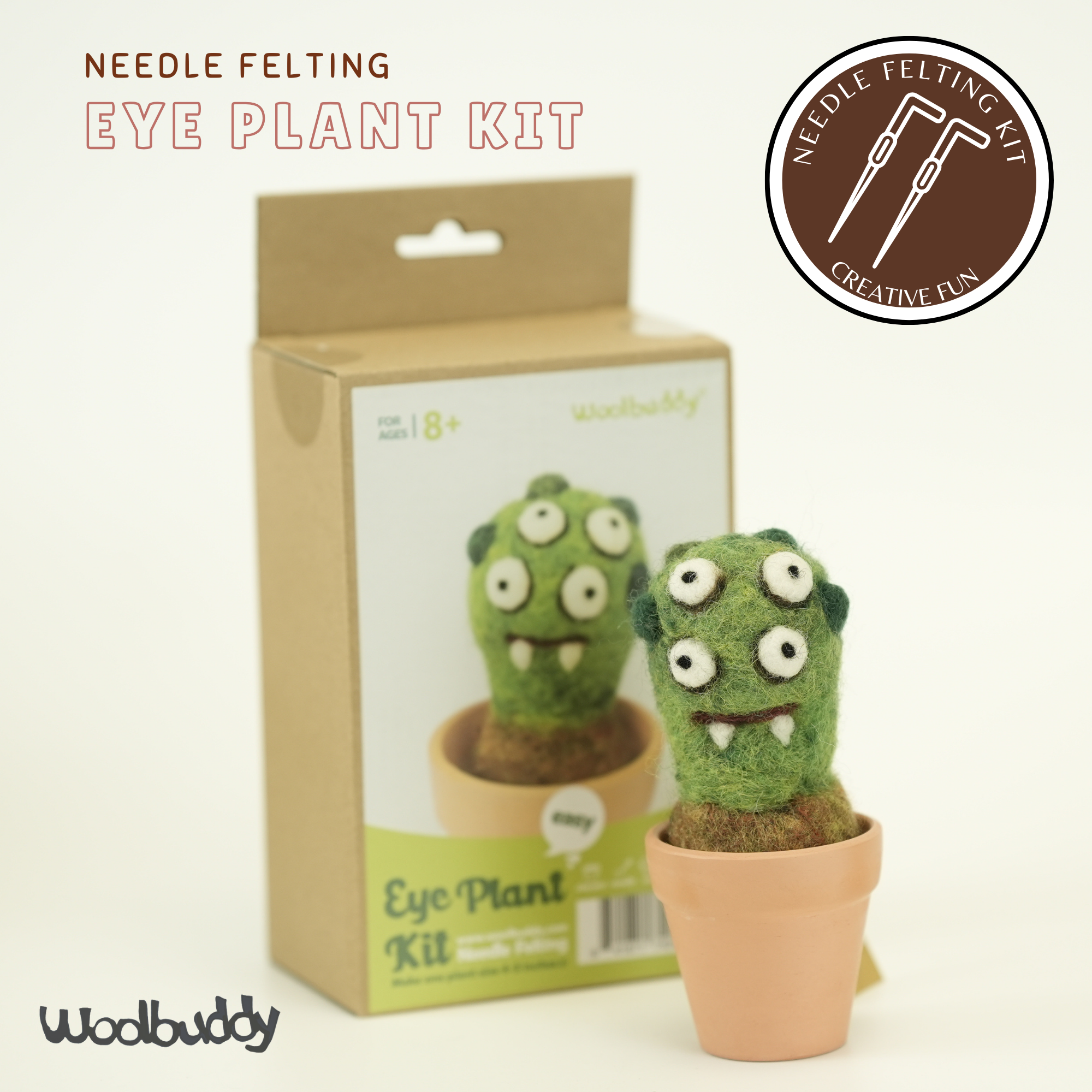 DIY Needle Felting Monster Kit – Eye Plant