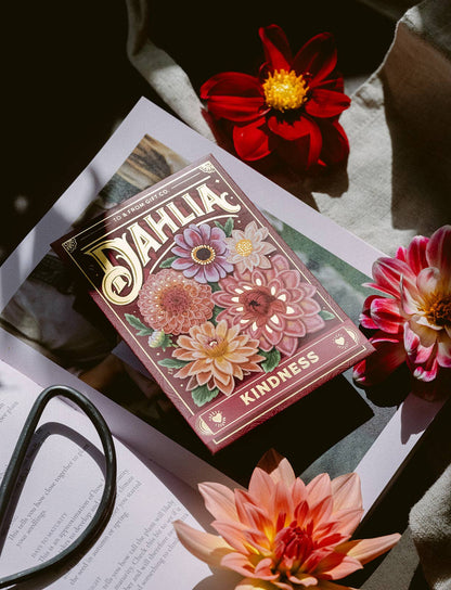 Seed Packet - Dahlia Flowers (Kindness) - Gold Foil