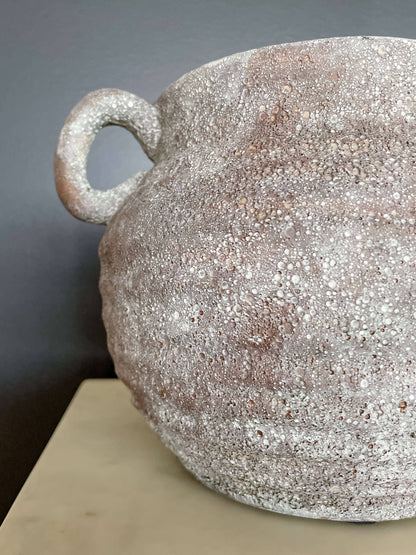 Siena Rustic Vintage-Style Ceramic Vase: Medium