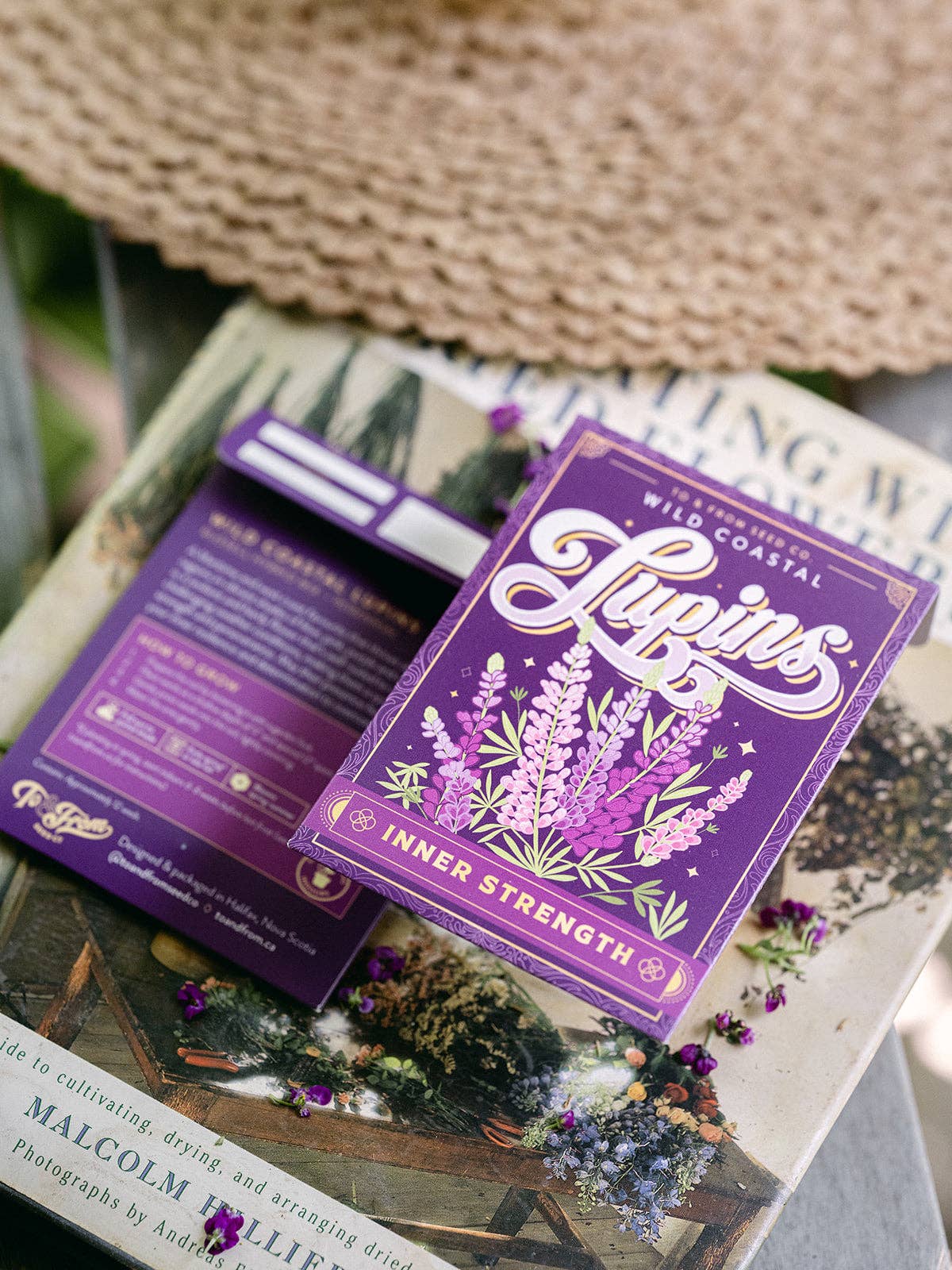 Seed Packet - Lupins (Inner Strength) - Gold Foil
