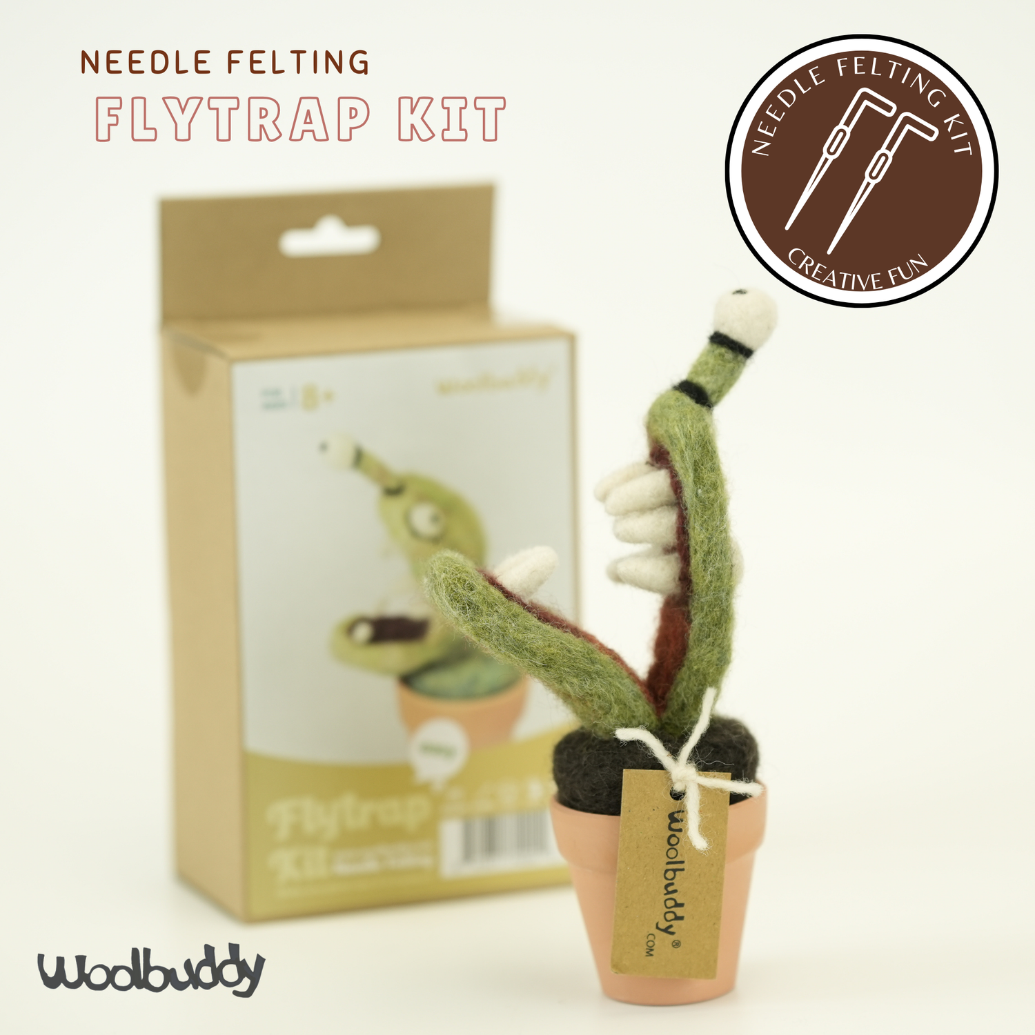 DIY Needle Felting Monster Kit – Flytrap