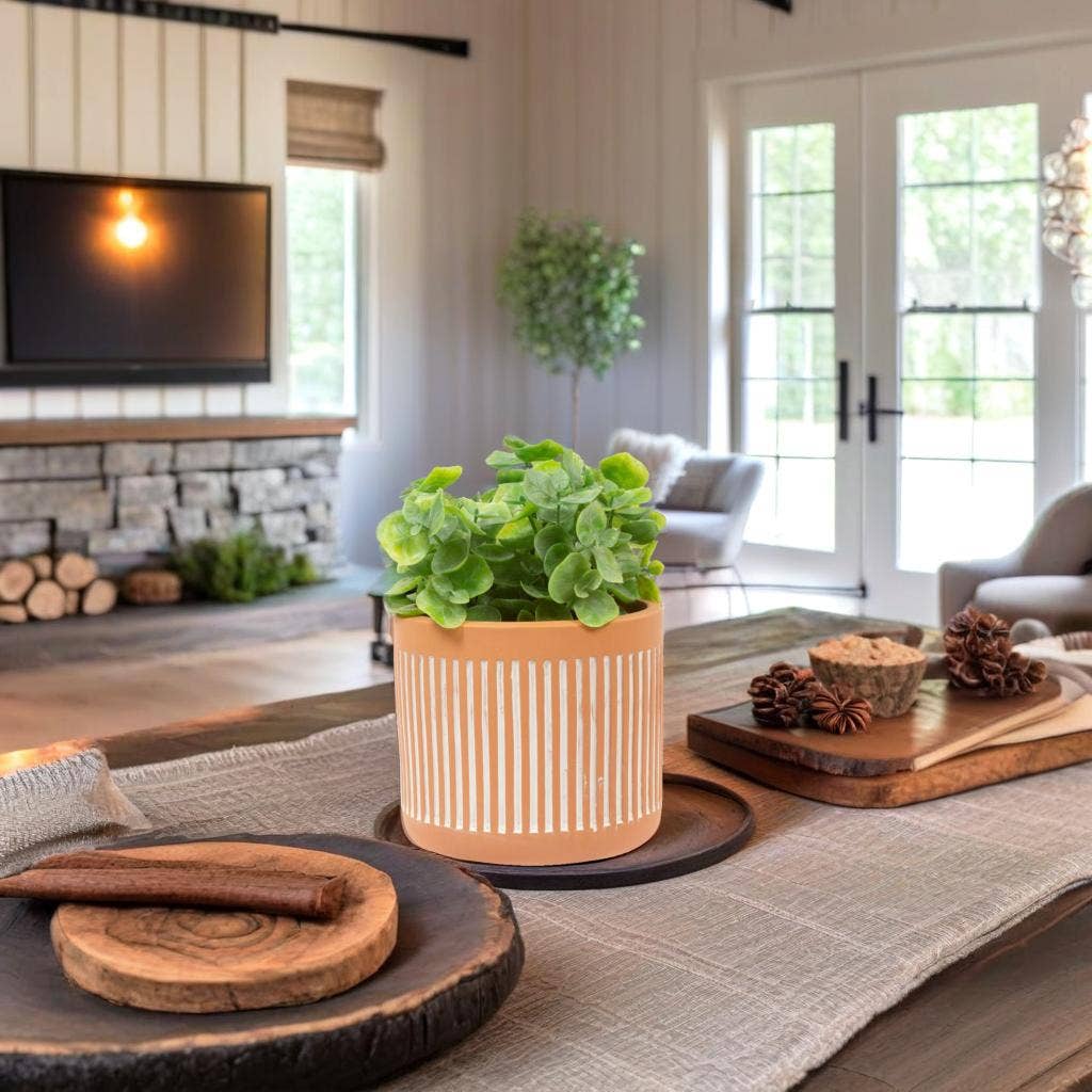 Truu Design Stylish Column Cement Planters 2.25"