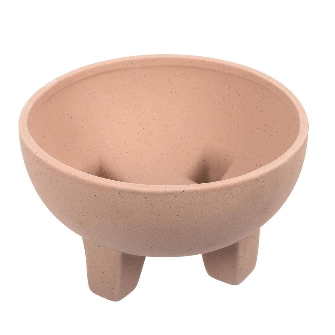 Footed Ceramic Planter,6&quot;D x 3&quot;H/7.25&quot;D x 4&quot;H: 7.25&quot;D x 4&quot;H