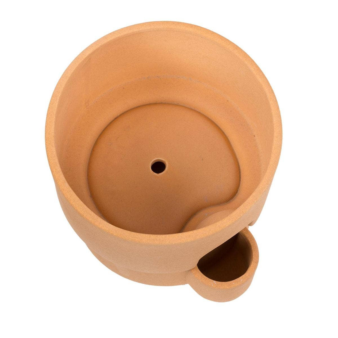 Soren Ceramic Planter w/Drainage,6.25"D